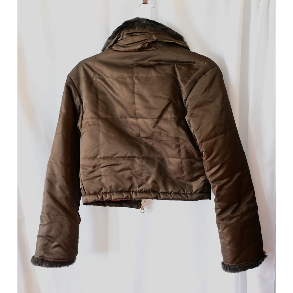 Andrew Marc Puffer Jacket Real Rabbit Fur - Picture 3 of 10